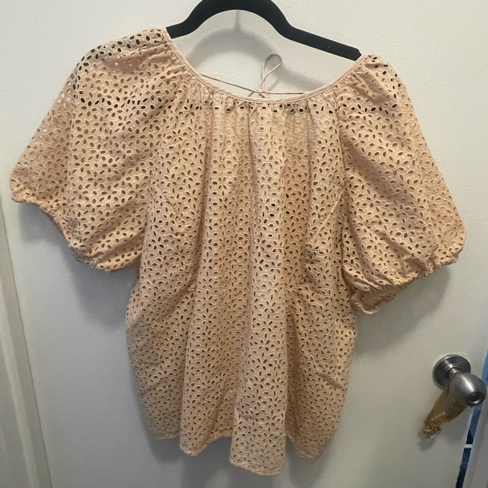 NWT JCrew Elegant Eyelet Women's Top